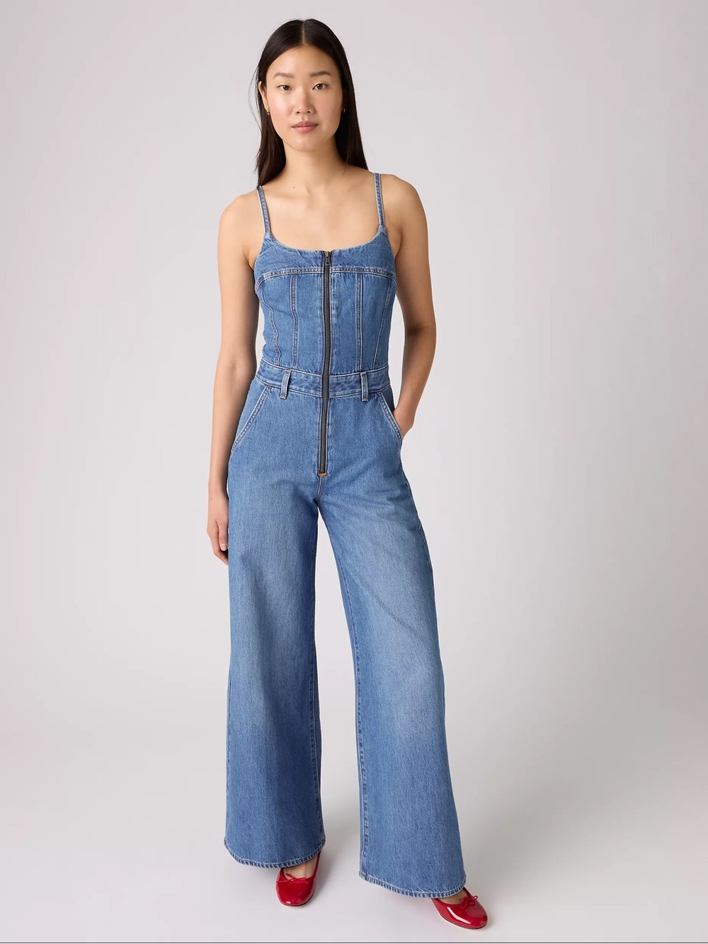 NWT Levi’s Bustier Jumpsuit sz M
